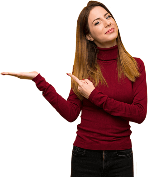 Femme dans site web pour Pourvoiries